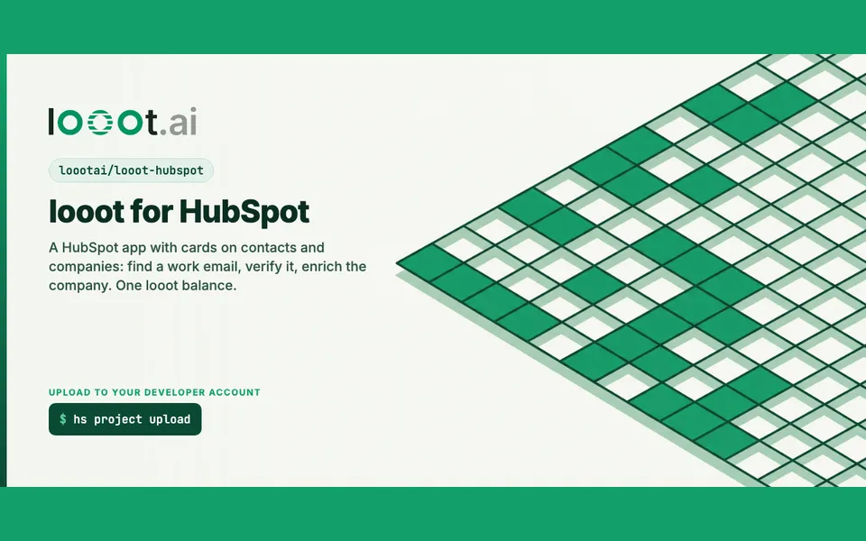 looot-hubspot screenshot
